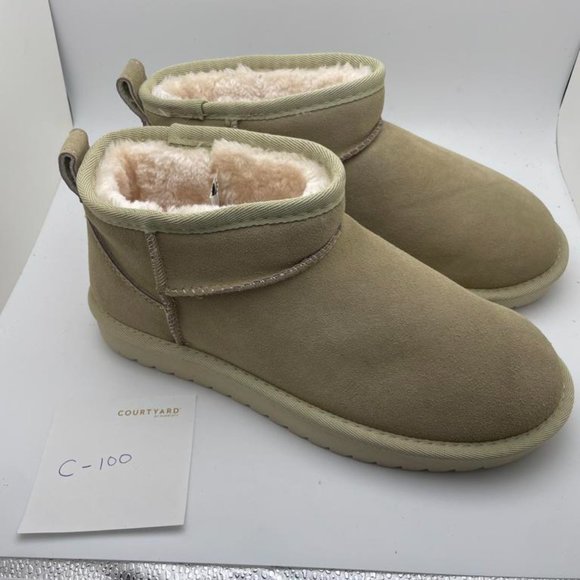 CUSHIONAIRE Women's Cozy pull on boot GREEN 7 - Picture 2 of 6